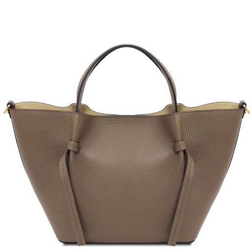 Legame - Leather shopping bag - Large size